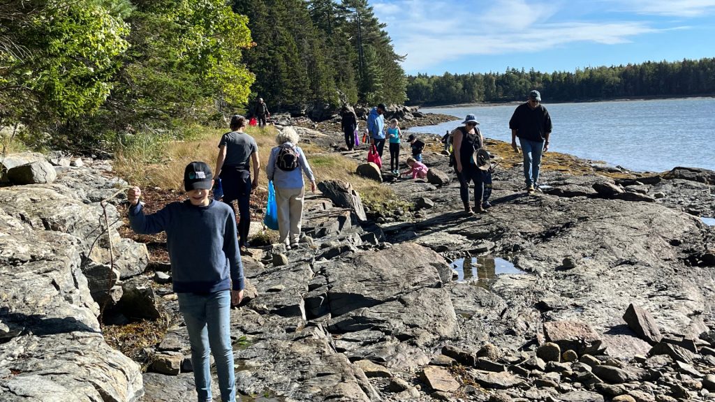Beach Cleanup in Maine