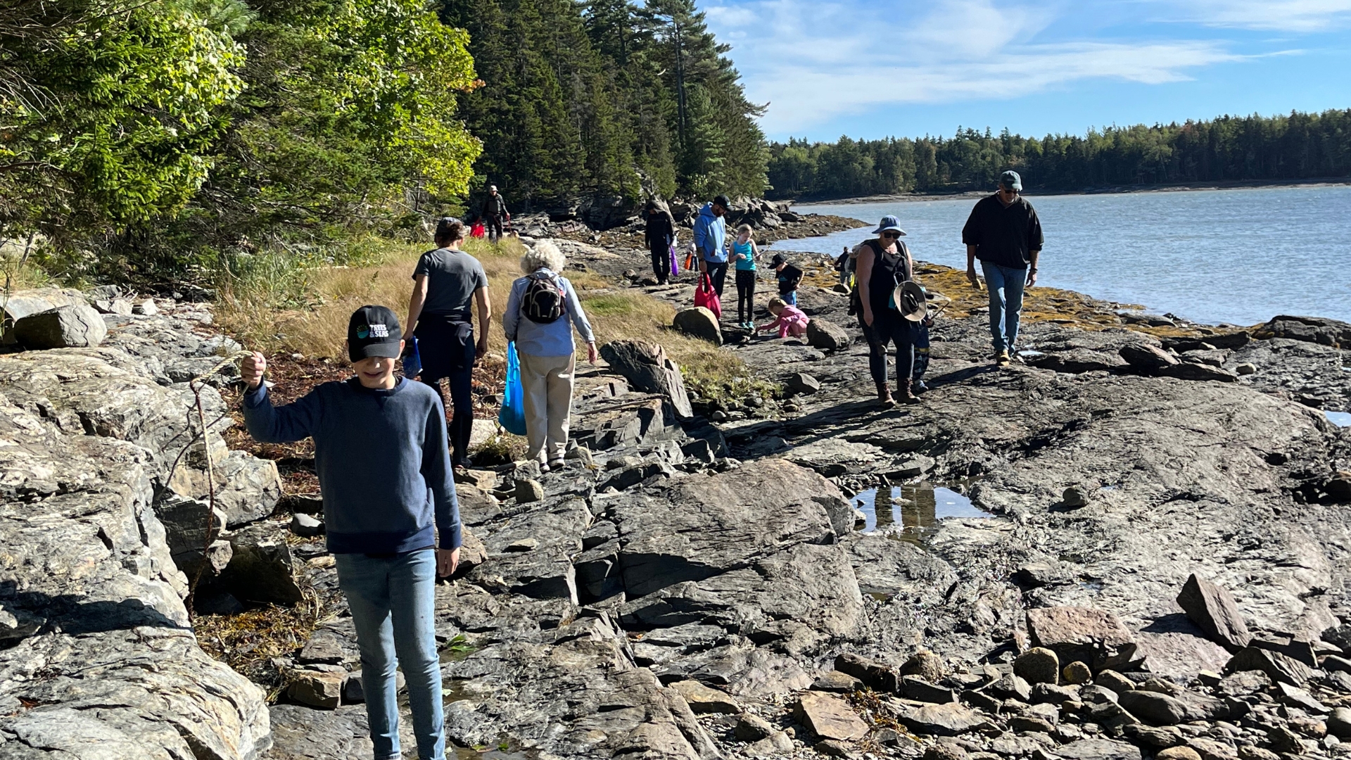 Beach Cleanup in Maine