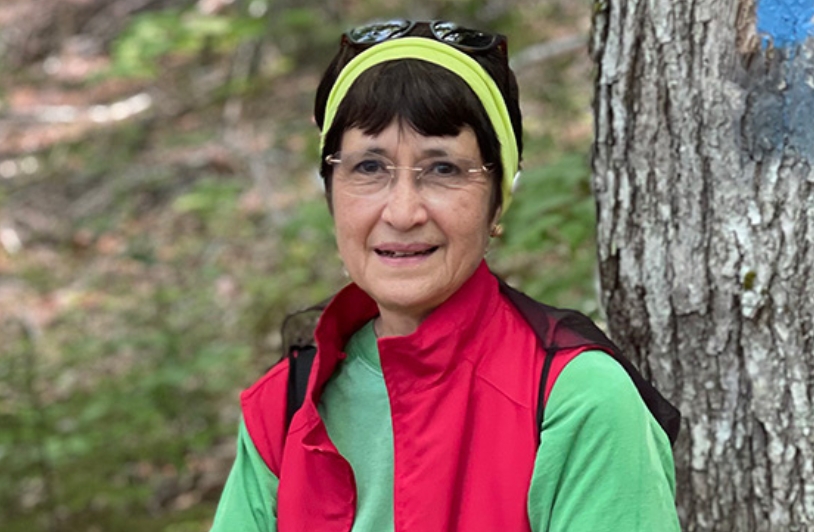 Rebecca Cariño in forest.
